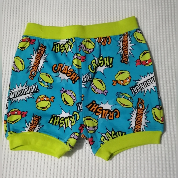 🔥SALE🔥 TMNT "100% Hero! Cape Unnecessary" Boy's Pajamas Set Sizes 3-6M, 6-12M - Picture 5 of 9